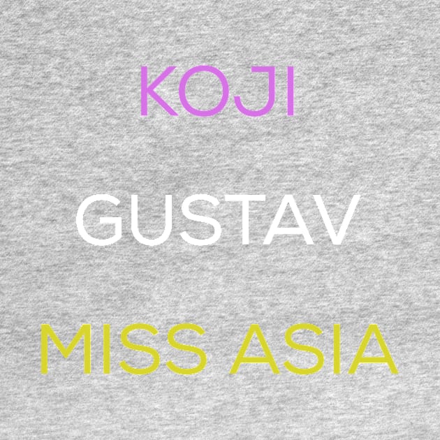 Koji, Gustav & Miss Asia by AlternativeEye